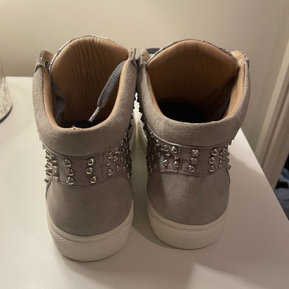 Silver Studded Platform Sneakers (37) - Picture 7 of 8